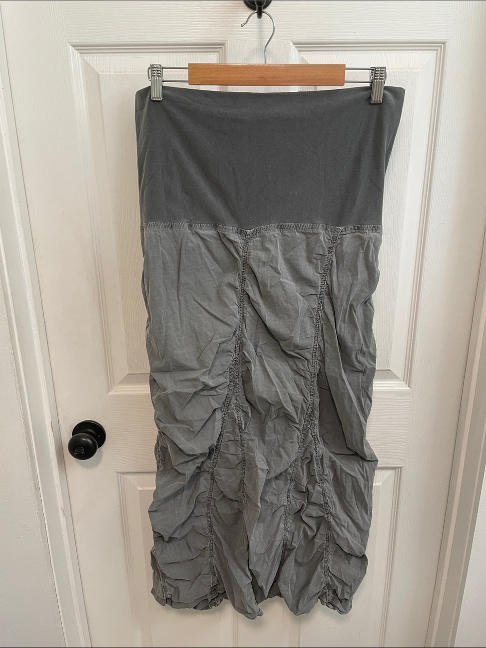 XCVI Gray Maxi Skirt